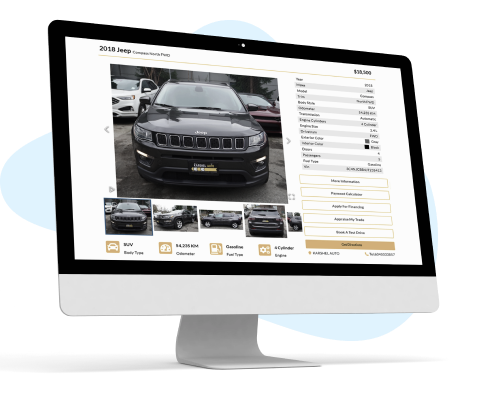 Vehicle Detail Page